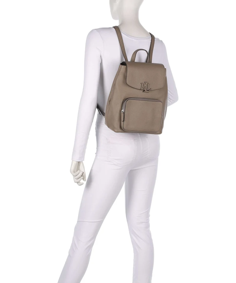 Lauren Ralph Lauren Cameryn Medium Rucksack taupe brown