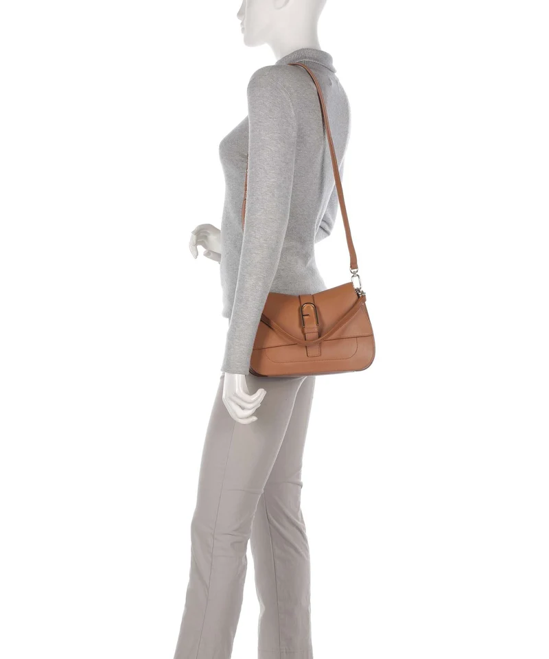 Furla Flow M Handtasche brandy