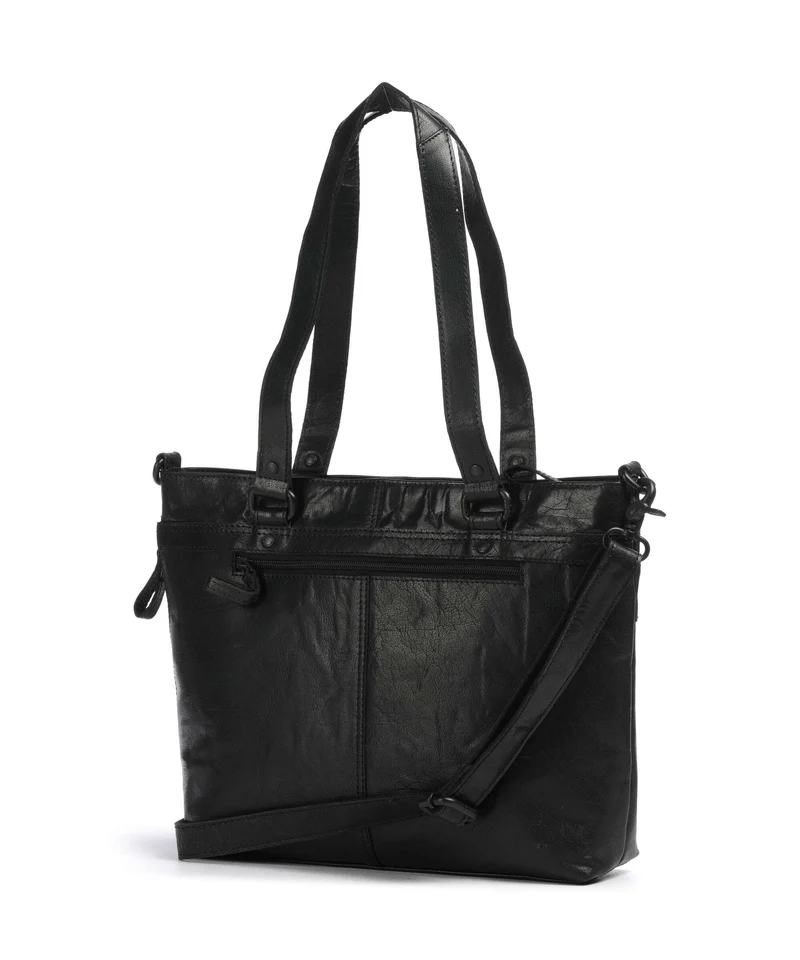 Spikes & Sparrow Bronco Lavendar Shopper schwarz