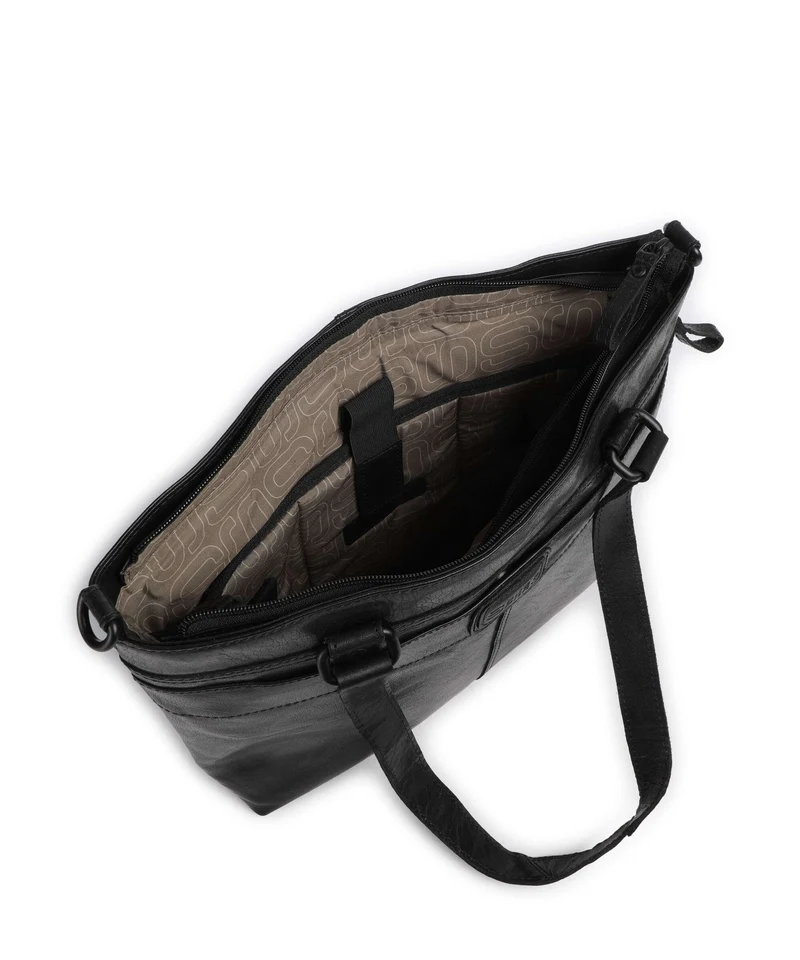 Spikes & Sparrow Bronco Lavendar Shopper schwarz