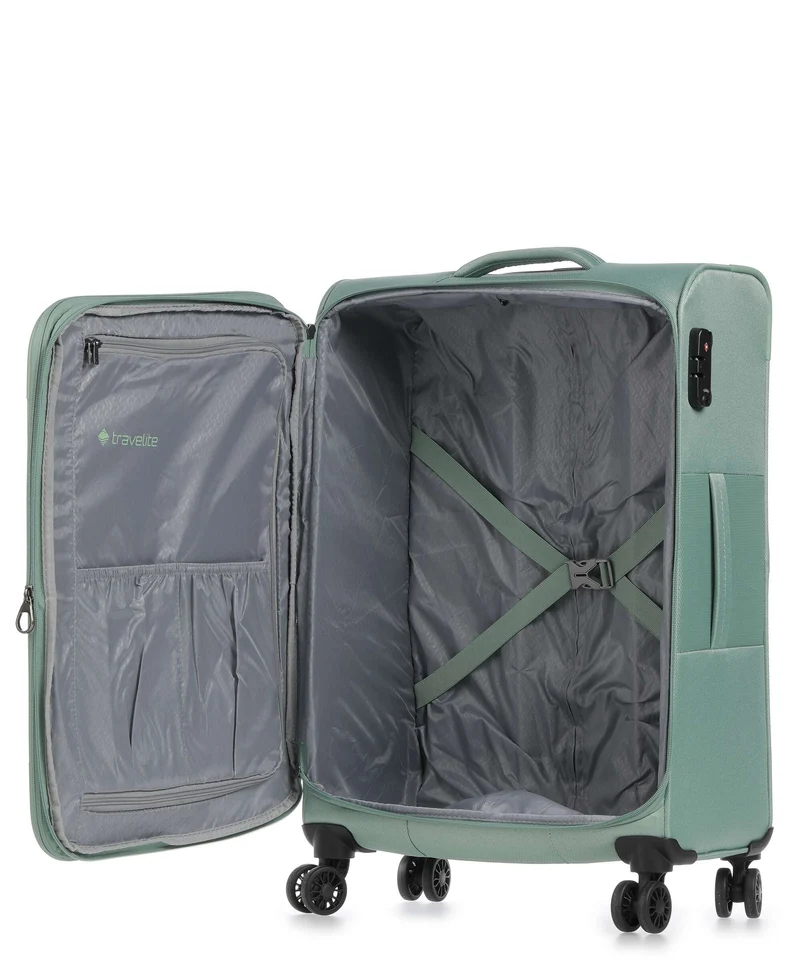 Travelite Croatia 4-Rollen Trolley Set mint