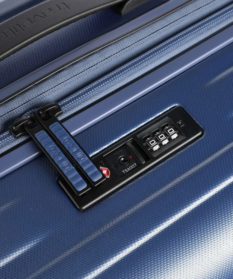 Travelite Dynamiic 4-Rollen Trolley denim blue