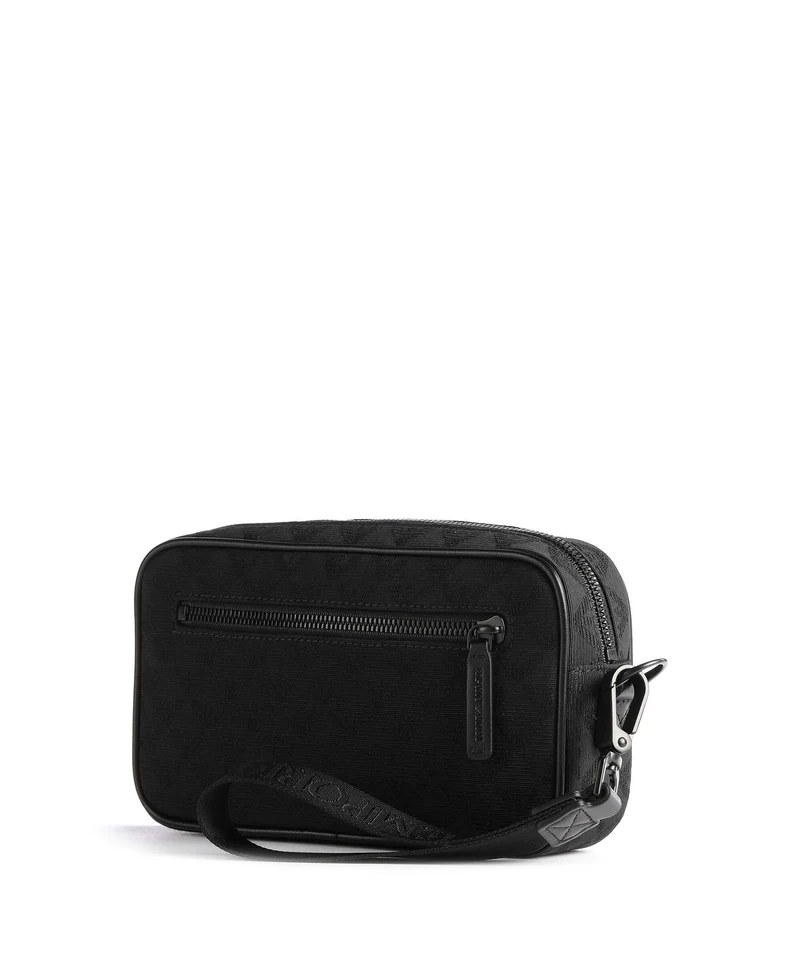 Emporio Armani Omnia Jacquard Kulturbeutel black