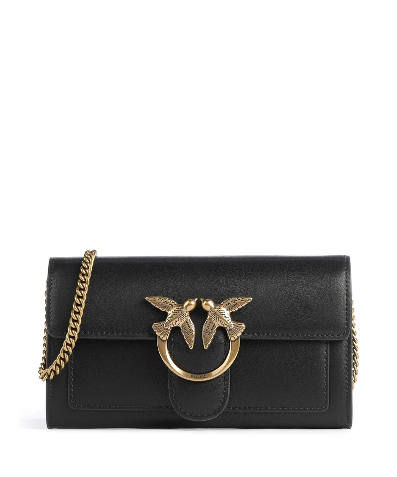 Pinko Love One Geldbörse nero/antique gold