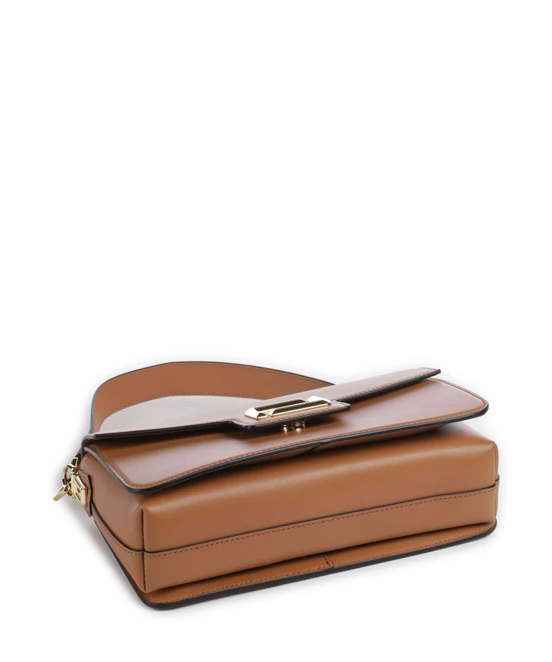 Lancel Angèle M Schultertasche camel