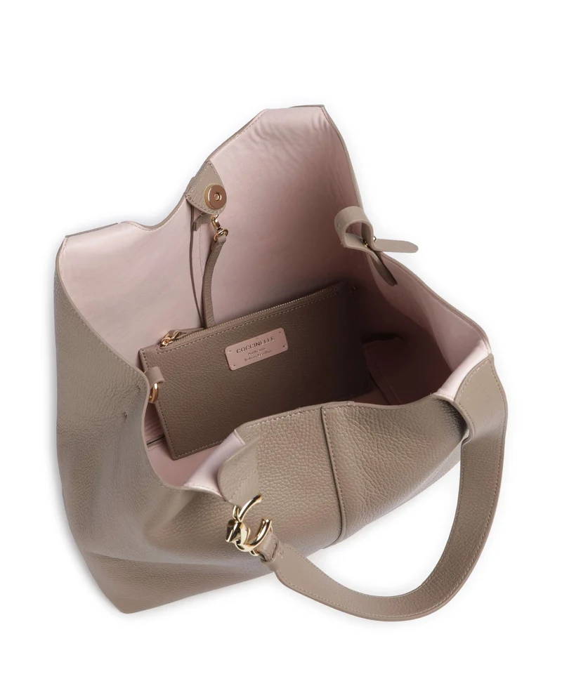Coccinelle C-Easy Beuteltasche warm taupe