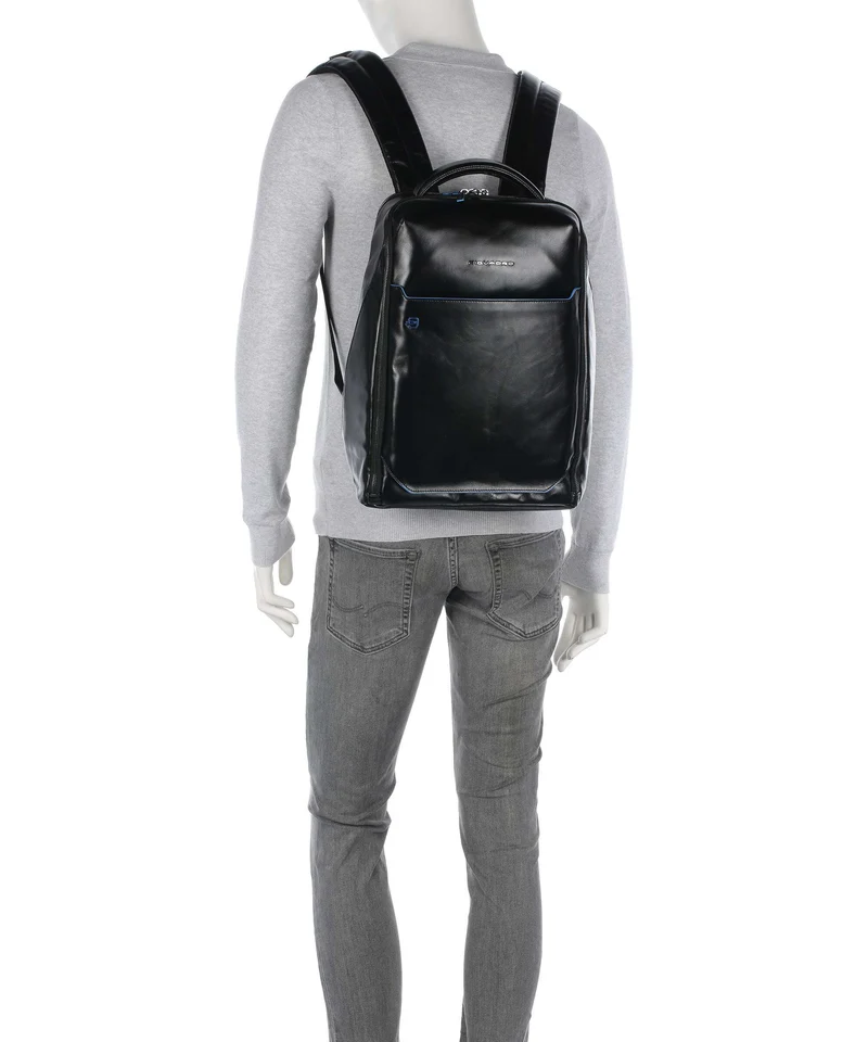 Piquadro Blue Square Rucksack nero