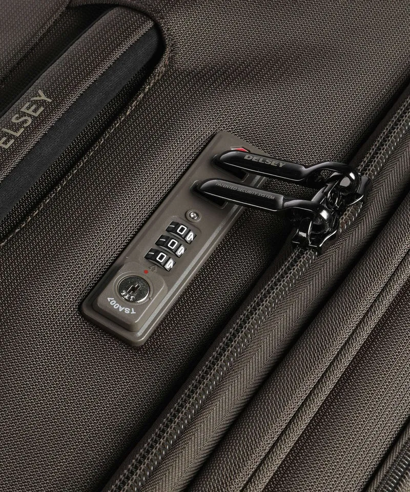 Delsey Paris Helium Dlx 4-Rollen Trolley mokka