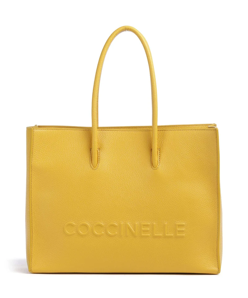 Coccinelle Myrtha Maxi Logo Shopper soleado