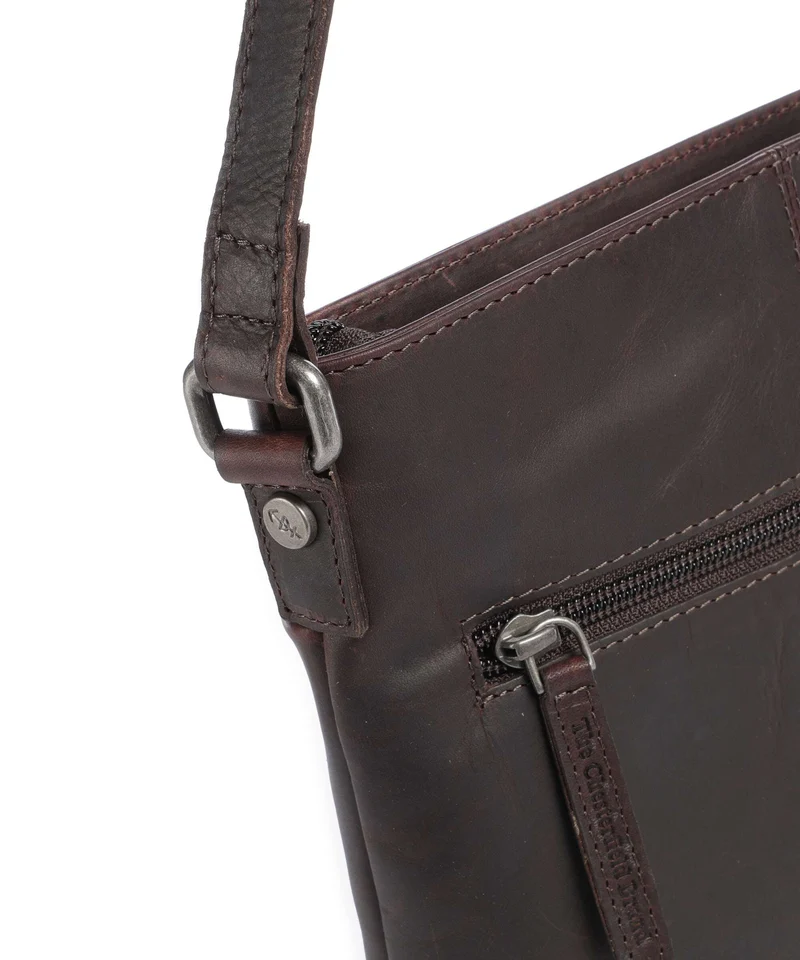 The Chesterfield Brand Wax Pull Up Cow Navene Umhängetasche brown