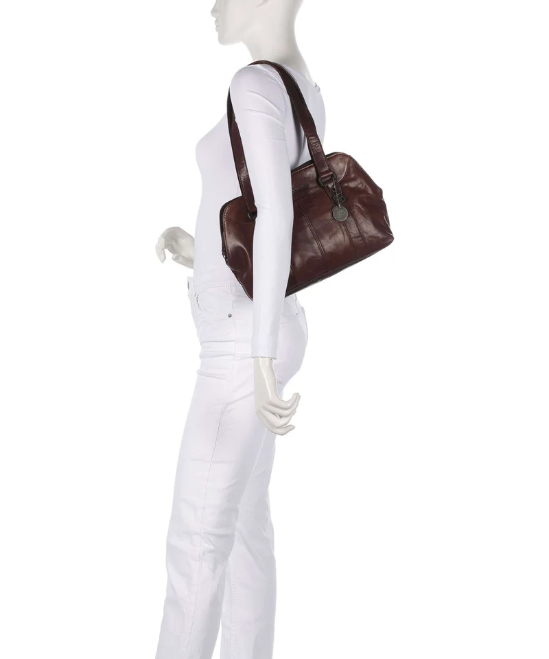 Spikes & Sparrow Bronco Schultertasche brown