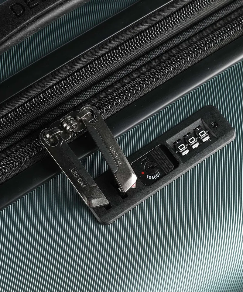 Delsey Paris Air Armour 4-Rollen Trolley grün