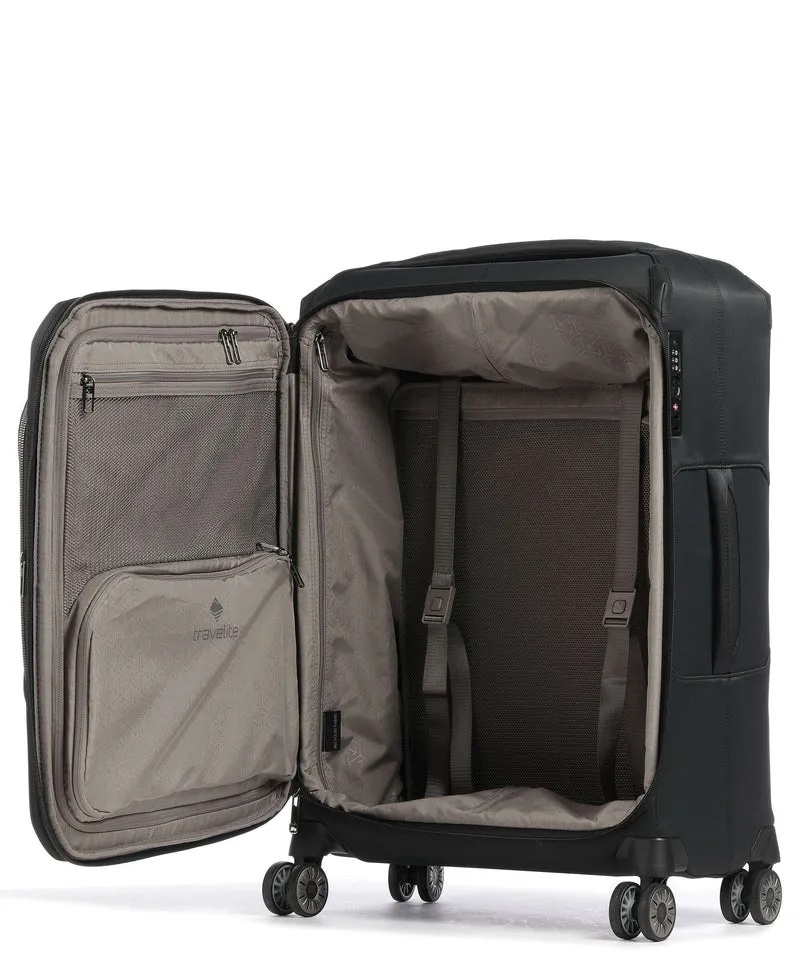 Travelite Priima M 4-Rollen Trolley schwarz