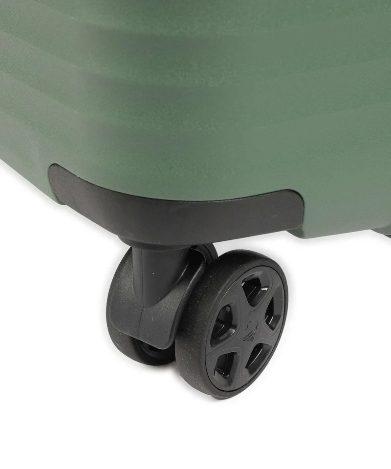 Travelite Air Stripe 4-Rollen Trolley Set green