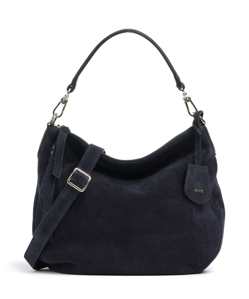 Abro Suede Juna Small Beuteltasche navy