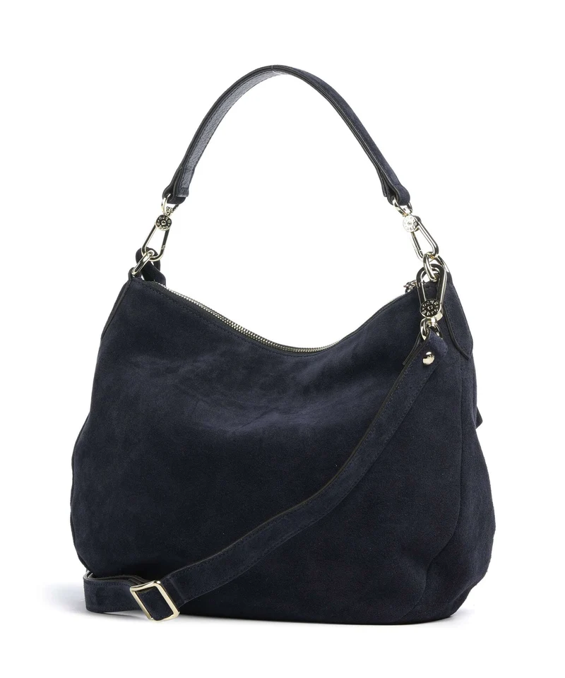 Abro Suede Juna Small Beuteltasche navy