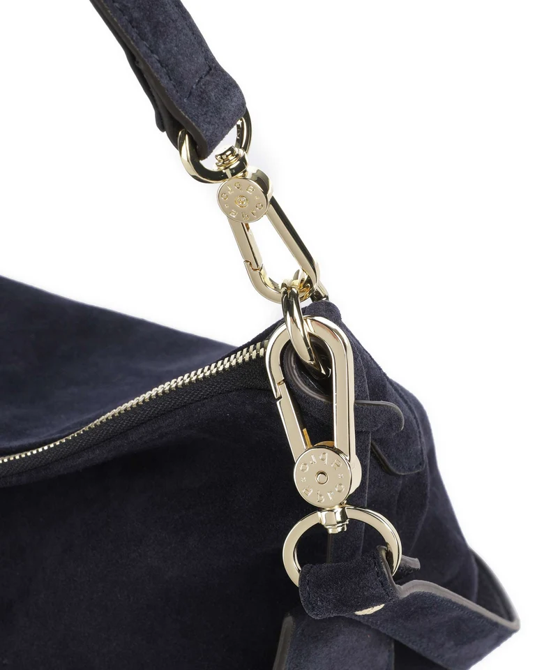 Abro Suede Juna Small Beuteltasche navy