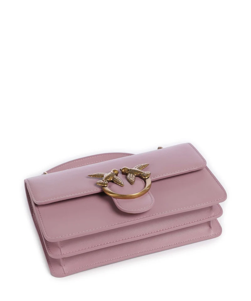 Pinko Love One Mini Schultertasche viola/antique gold