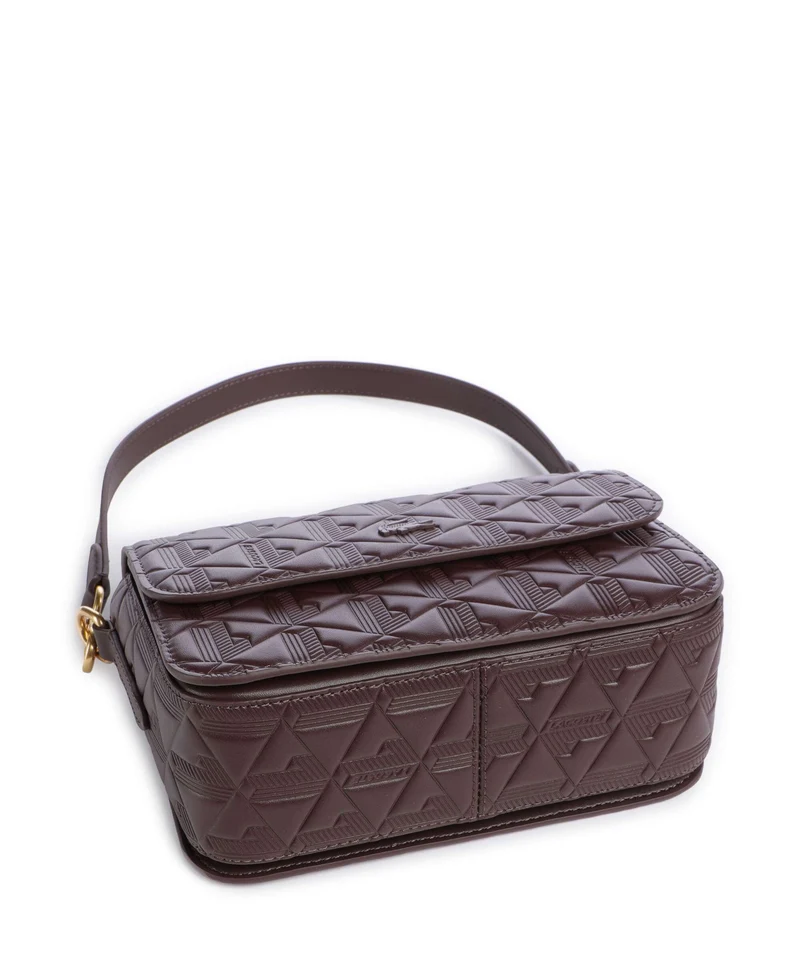Lacoste Maheki Schultertasche fudge