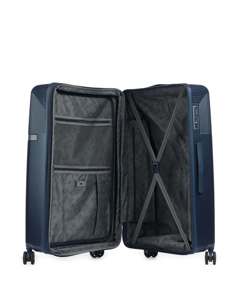 Roncato Airglam 4-Rollen Trolley blu notte