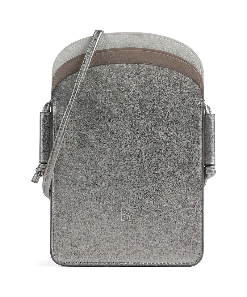 DuDu Bags Minorca Handytasche dark silver