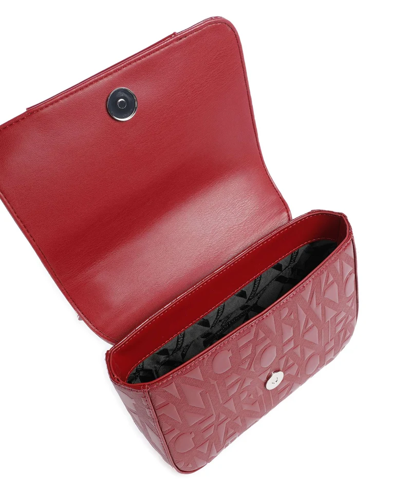 Armani Exchange Liz Patent Umhängetasche red dahlia