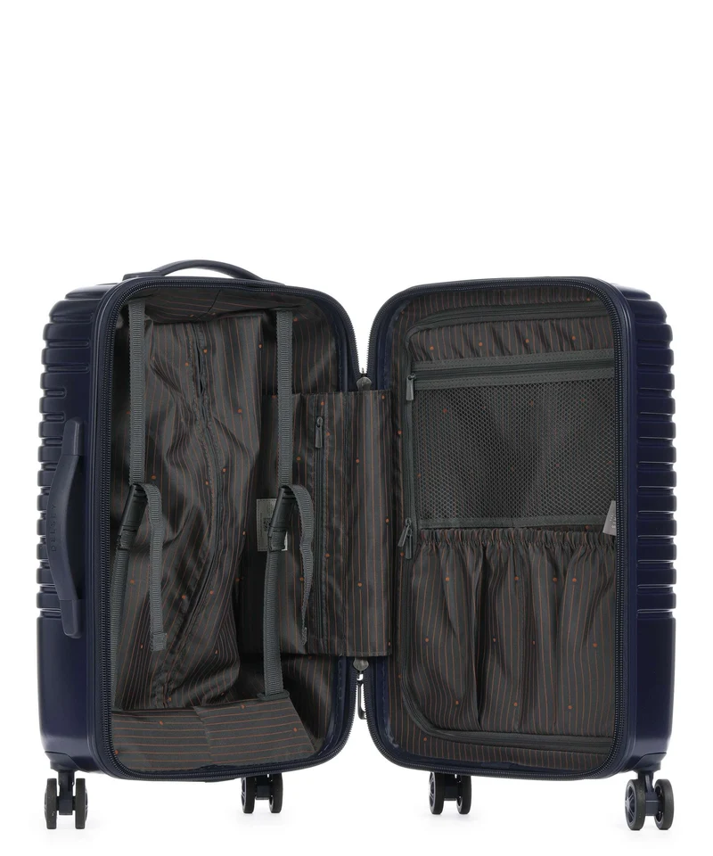 Delsey Paris Caumartin Plus 4-Rollen Trolley stahlblau