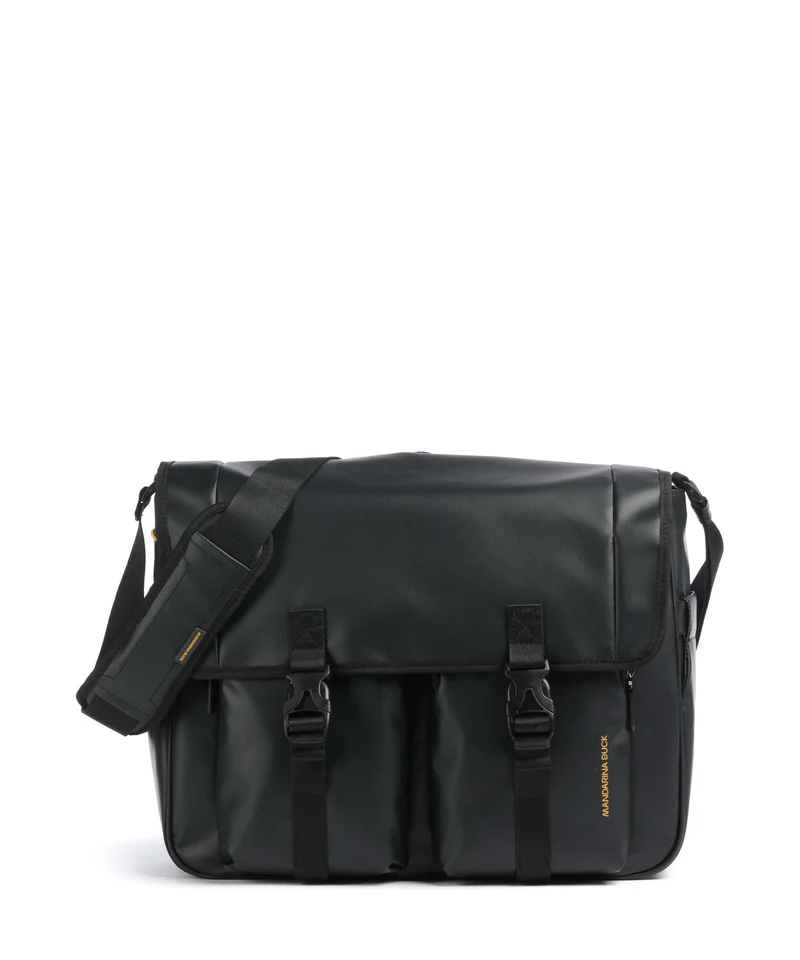 Mandarina Duck Coated Kuriertasche black