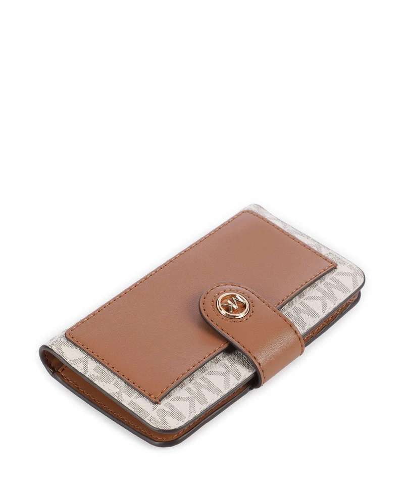 Michael Kors MK Charm Geldbörse vanilla/acorn