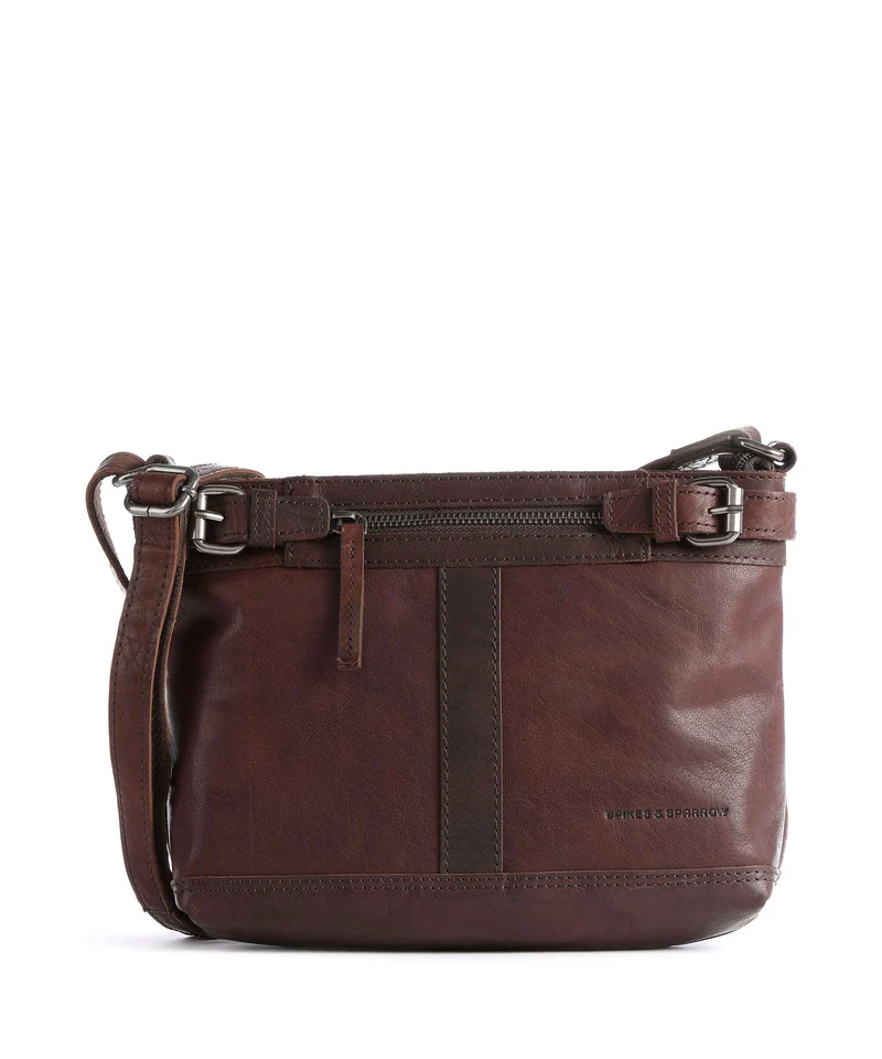Spikes & Sparrow Bronco Umhängetasche dark brown