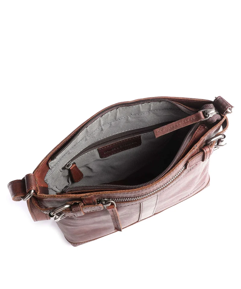 Spikes & Sparrow Bronco Umhängetasche dark brown