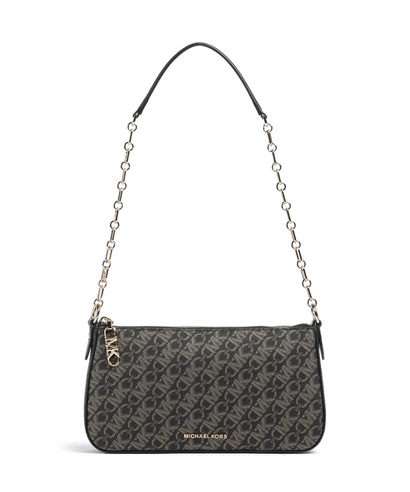 Michael Kors Empire Schultertasche black/pale gold