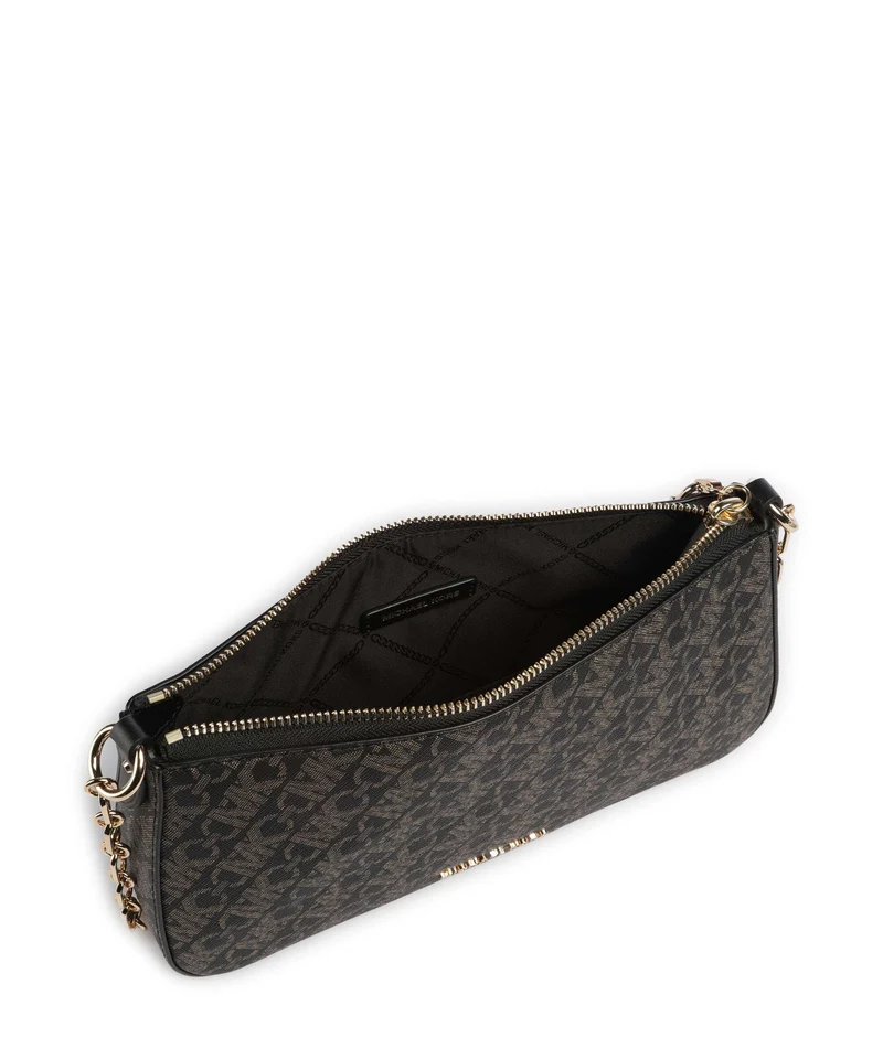 Michael Kors Empire Schultertasche black/pale gold