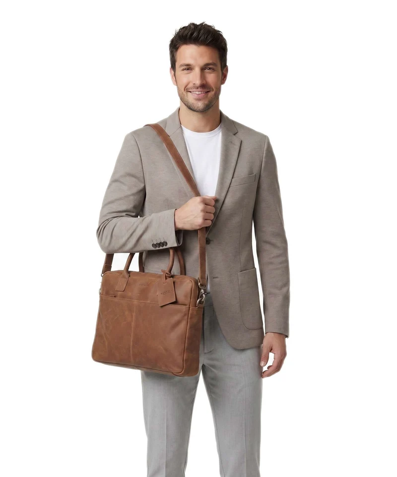 Burkely Vintage Jack Aktentasche cognac