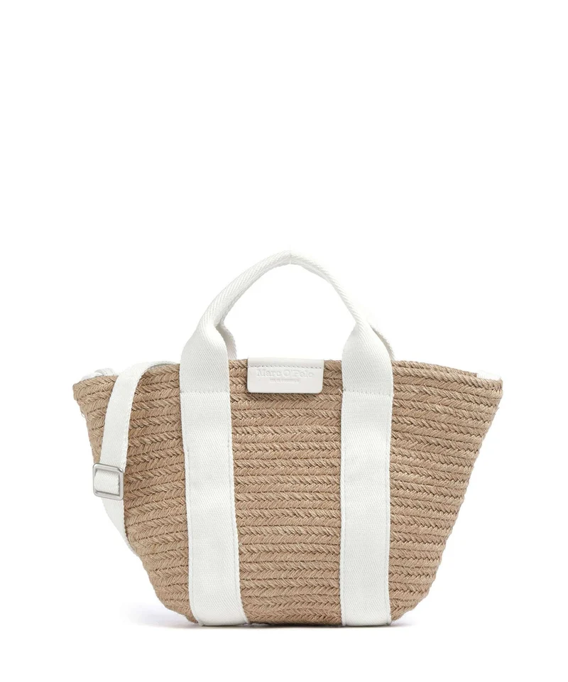 Marc O'Polo Meria Umhängetasche white cotton
