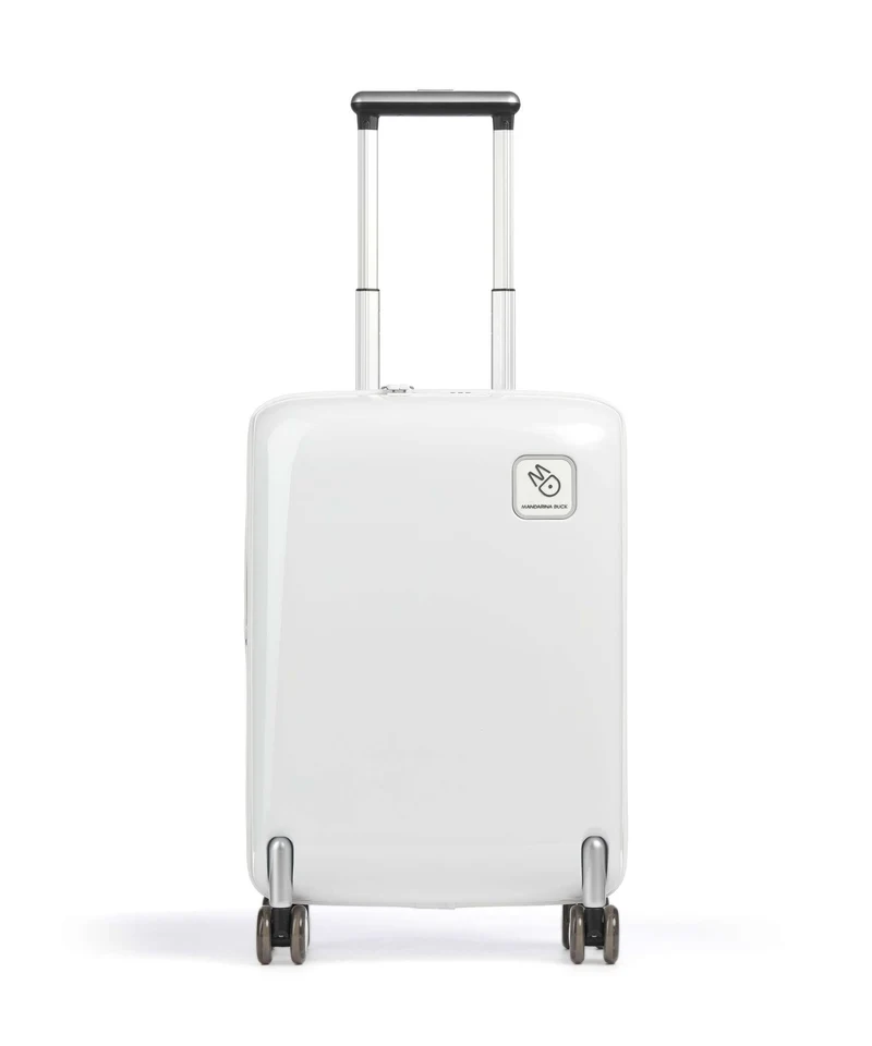Mandarina Duck Sky Duck 4-Rollen Trolley blanc