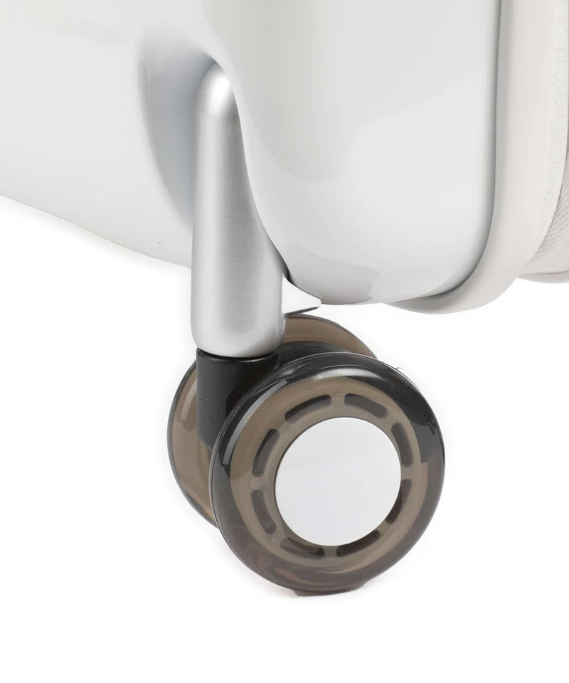 Mandarina Duck Sky Duck 4-Rollen Trolley blanc