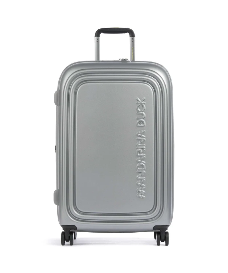 Mandarina Duck Logoduck+ 4-Rollen Trolley silver