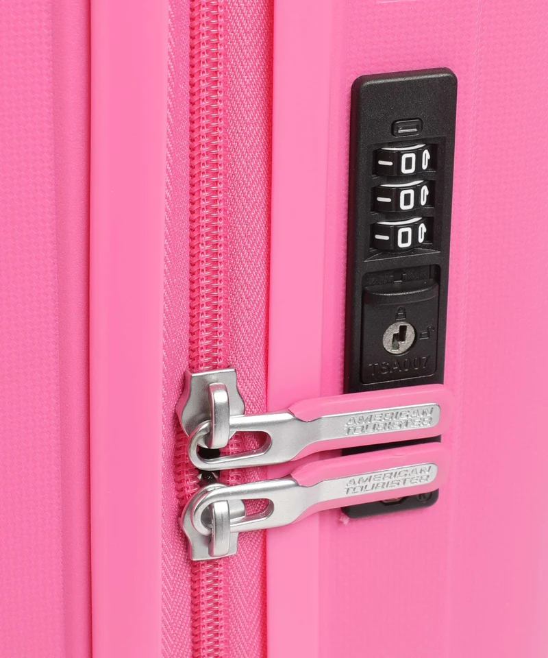 American Tourister Rejoy 4-Rollen Trolley hawaiian pink