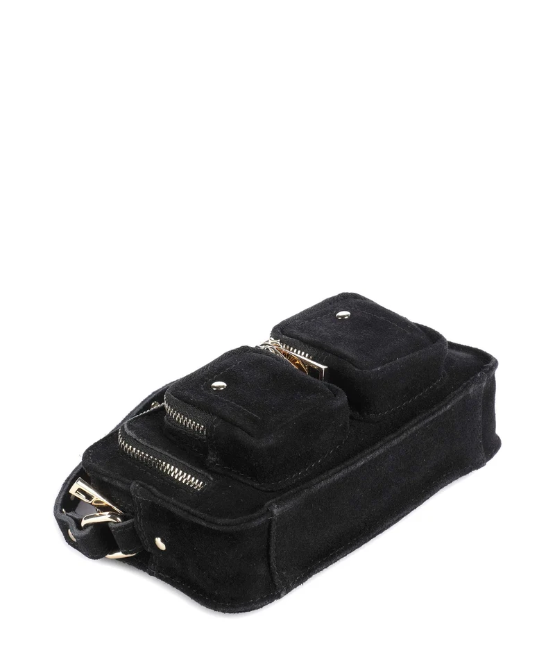 Núnoo Suede Helena Umhängetasche black