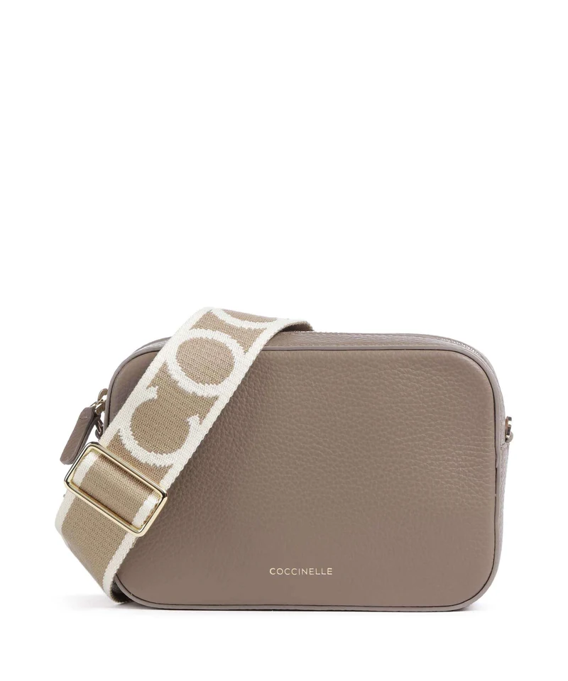 Coccinelle Tebe Umhängetasche warm taupe
