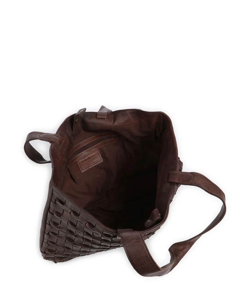 Depeche Modern Handcraft Shopper choco brown