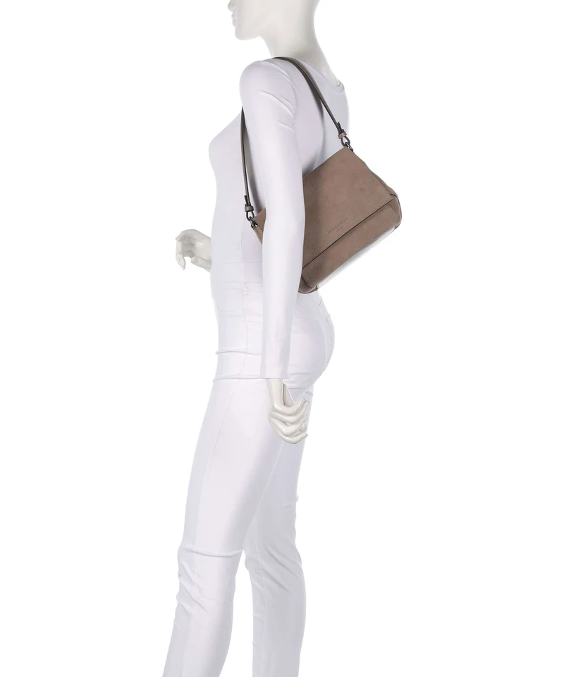 Liebeskind Lilly Suede M Schultertasche neutral gray
