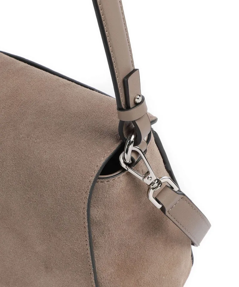 Liebeskind Lilly Suede M Schultertasche neutral gray