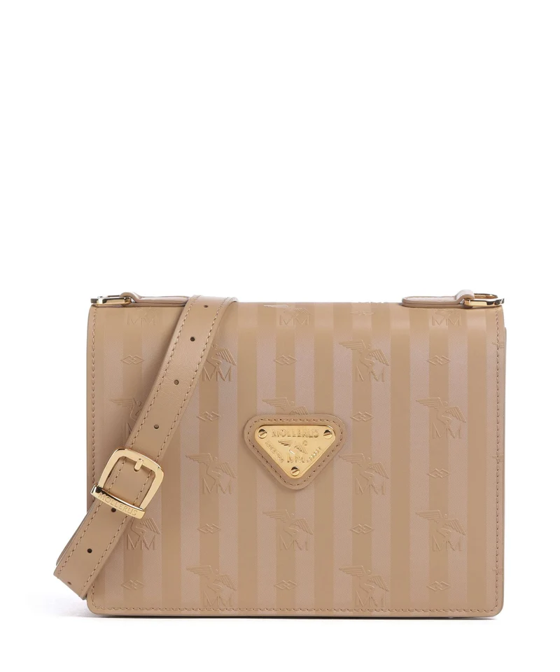 Maison Mollerus Vinerus Melide Umhängetasche cappuccino beige/nastro