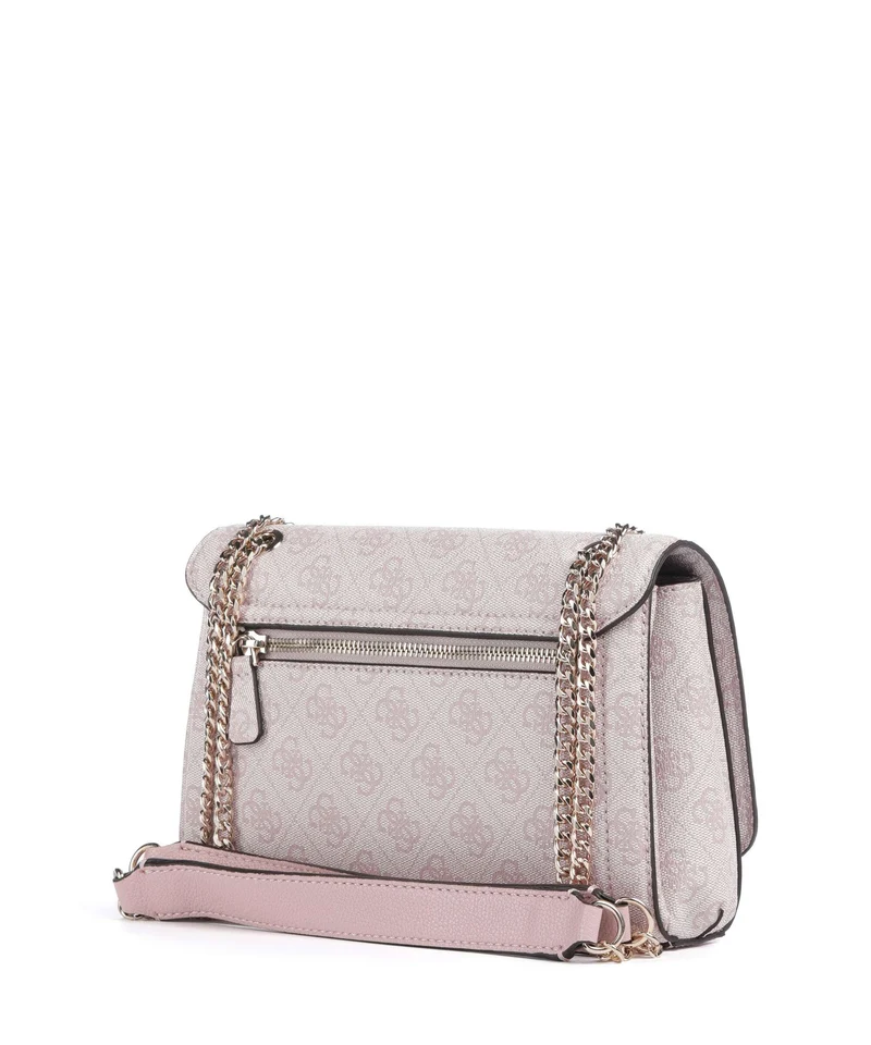 Guess Noelle Schultertasche orchid logo