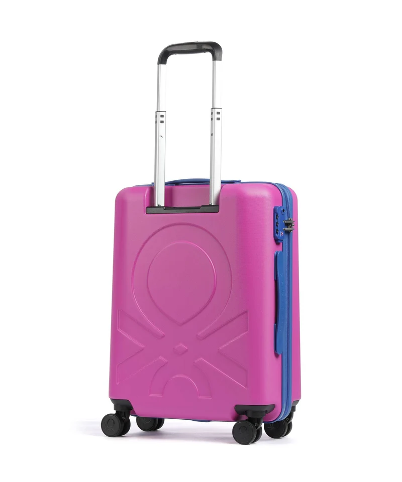 Delsey Paris x United Colors of Benetton Fabrica 4-Rollen Trolley purple