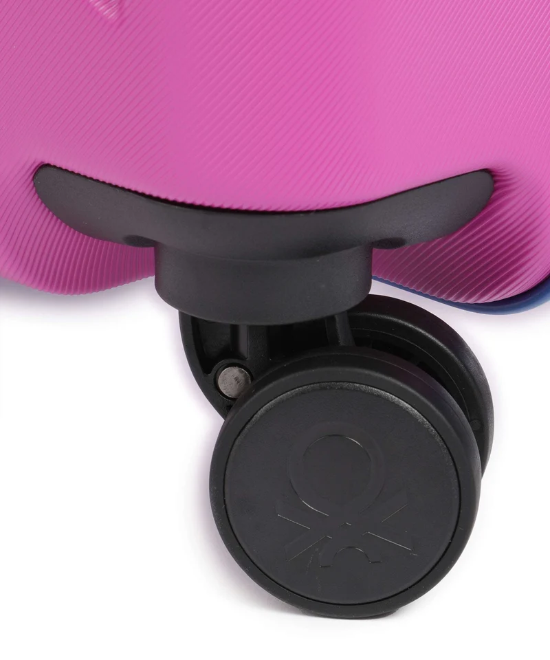 Delsey Paris x United Colors of Benetton Fabrica 4-Rollen Trolley purple