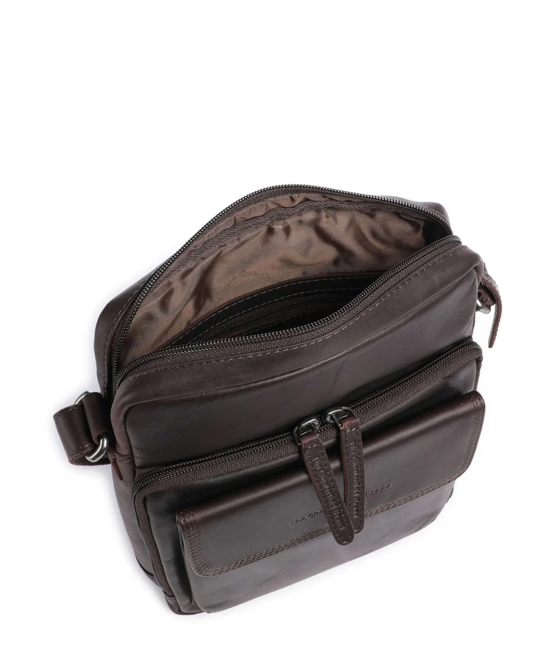 The Chesterfield Brand Wax Pull Up Cow Montira Umhängetasche brown