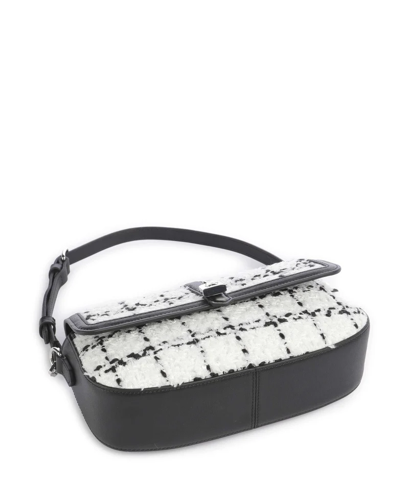 Karl Lagerfeld K/Autograph Boucle Schultertasche black/white